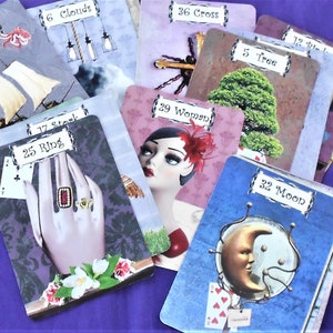 Curiosidade Shoppe Lenormand Fortune Telling Oracle Cards. Novo em folha. Autopublicado.