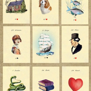Madame Maeve's Lenormand 38 Poker Size Cards por Lynn Boyle. 1ª Edición. Autopublicado.