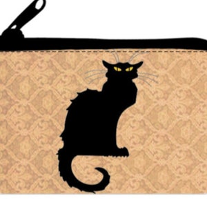Bolsa vintage Gypsy Witch Cat Card con cremallera para cartas tamaño Poker o Bridge
