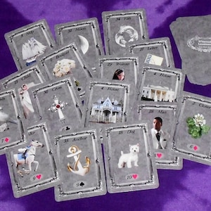 Whitewash Lenormand Fortune Telling Oracle 36 Cards por Lynn Boyle