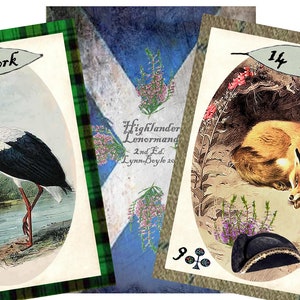 Highlander Lenormand Oracle 2e éd. 36 cartes de Lynn Boyle. Tout neuf. Publication auto-éditée.