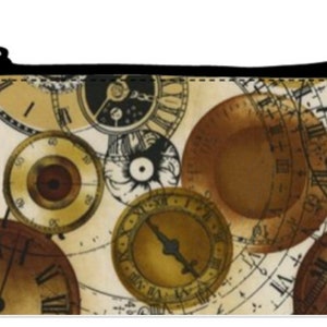 Bolsa steampunk gold Card con cremallera para cartas tamaño TAROT
