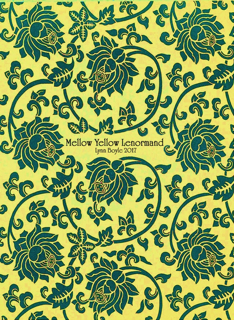 Mellow Yellow Lenormand Fortune Telling Oracle 36 Cards by Lynn Boyle image 7