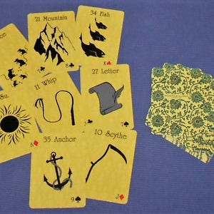 Mellow Yellow Lenormand Fortune Telling Oracle 36 Cards by Lynn Boyle image 5