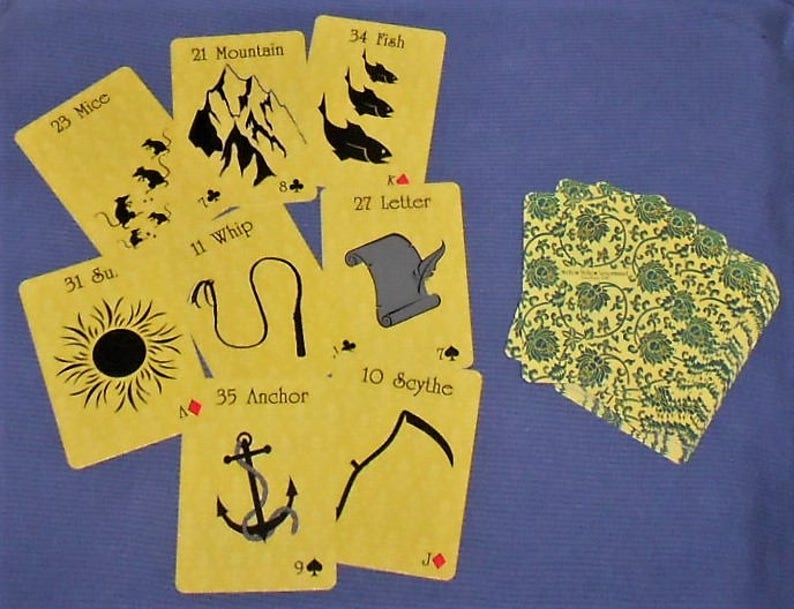 Mellow Yellow Lenormand Fortune Telling Oracle 36 Cards by Lynn Boyle image 5