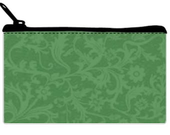 GREEN Card bag with zipper for TAROT size cards