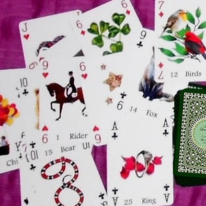 Flipside Lenormand Fortune Telling Oracle Karten Poker Größe. Brandneu. Selbst veröffentlicht.
