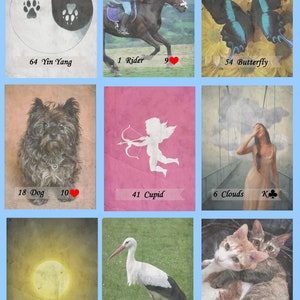 Aquarius Gypsy Lenormand-Oracle Borderless Muted 72 Cards by Lynn Boyle. Brand New. Self Published.