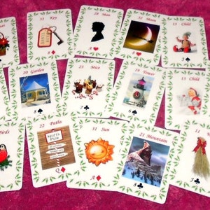 Navidad Lenormand Adivinación Oracle 36 Tarjetas por Lynn Boyle
