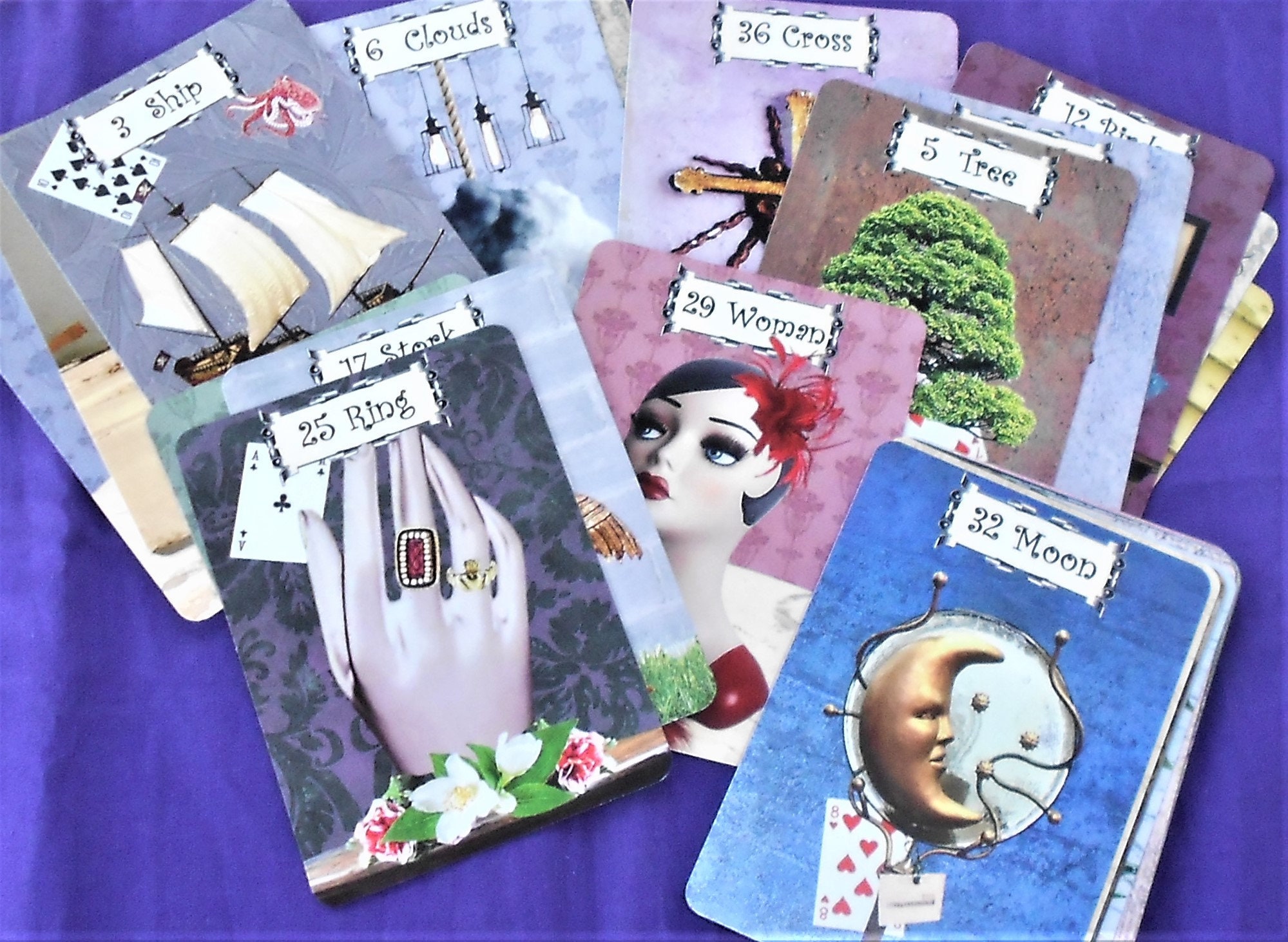 Curiosity Shoppe Lenormand Fortune Telling Oracle Cards. Brand New. Self Published.