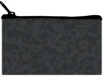 BLACK Card bag with zipper for TAROT size cards