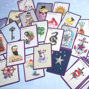 Bella Gypsy Fortune Telling Oracle 38 Cards par Lynn Boyle. Nouveau. Auto-publié.