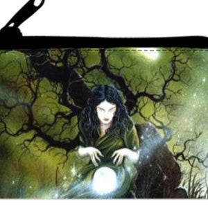 Bolsa de cartas WITCHY FOREST con cremallera para Tarjetas Oracle tamaño Poker o Bridge