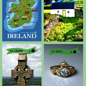 Irish Lenormand (No Border) Fortune Telling Oracle Cards 2nd Edition by Lynn Boyle. Brand New.