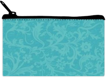 TEAL / TURQUOISE Card bag with zipper for TAROT size cards
