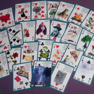 Next Generation Gypsy Witch Fortune Telling Oracle 52 Cards por Lynn Boyle. Flamante. Autopublicado.