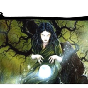 BOLSA DE CARTAS WITCHY FOREST con cremallera para cartas tamaño TAROT
