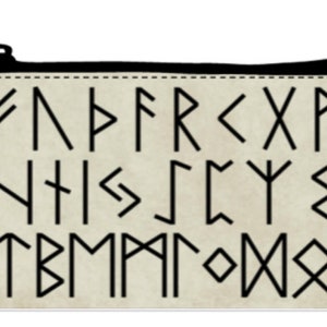 Bolsa de cartas RUNES con cremallera para cartas tamaño TAROT o RUNES
