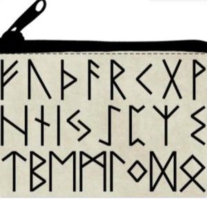 Bolsa de cartas RUNES con cremallera para Tarjetas Oracle tamaño Poker o Bridge