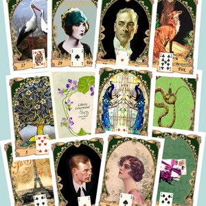 Liberty (Art Nouveau) Lenormand Fortune Telling Oracle Cards by Lynn Boyle. Brand New. Self Published.
