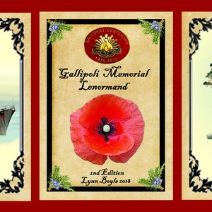 Gallipoli Memorial Lenormand Fortune Telling Oracle Cards 2ª Edición. Flamante. Autopublicado.