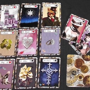 Victorian Steampunk Lenormand Fortune Telling Oracle 36 Cards por Lynn Boyle