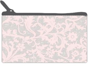 PINK & GREY Card bag with zipper for TAROT size cards