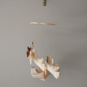 Onyx Dove Wind Bell / Wind Chime / Garden / Porceh / Ornament