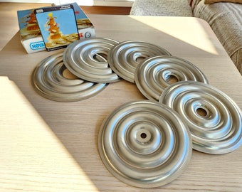 Moldes para hornear pasteles navideños noruegos Kransekake de 18 anillos / Høyang