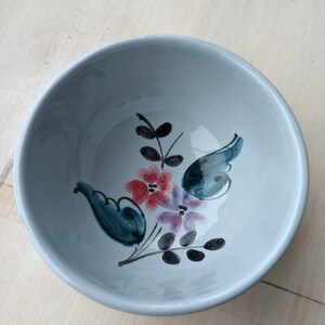 Norway Plate Blue Birds 4-Foot Ceramic Tray Rolf Tiemroth