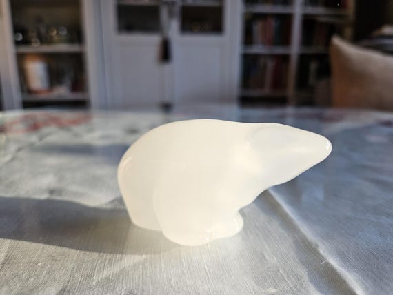Hadeland Glassverk ノルウェー シロクマ/ホワイト ガラス/北欧 - Etsy