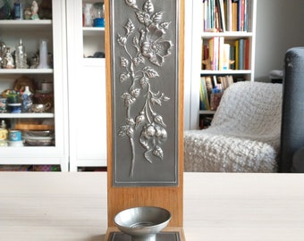 Eik Tinn, Noruega, Candelabro, Scone de vela, Floral, Vintage