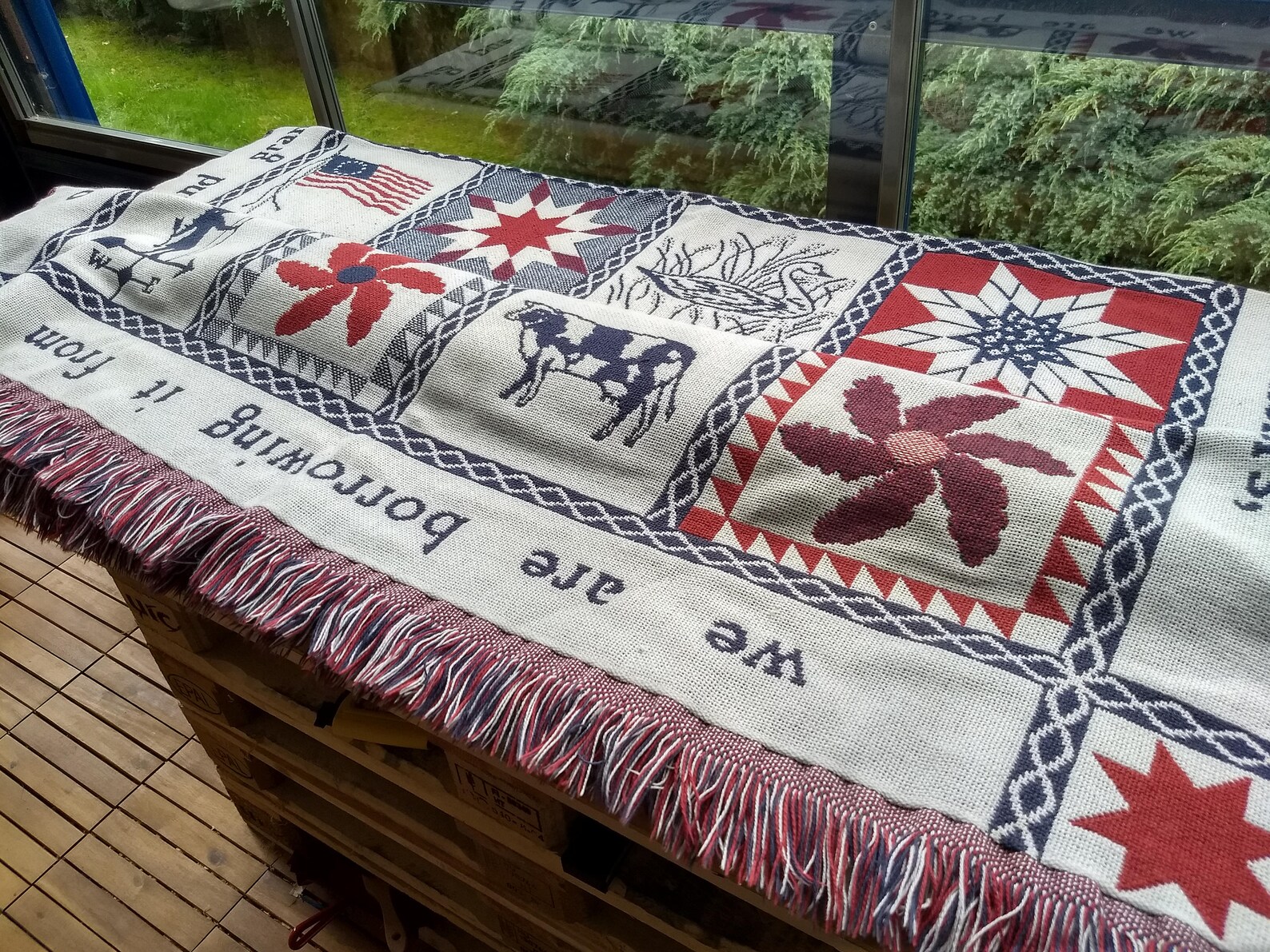 The Bob Timberlake Home Collection Throw American Spirit Etsy