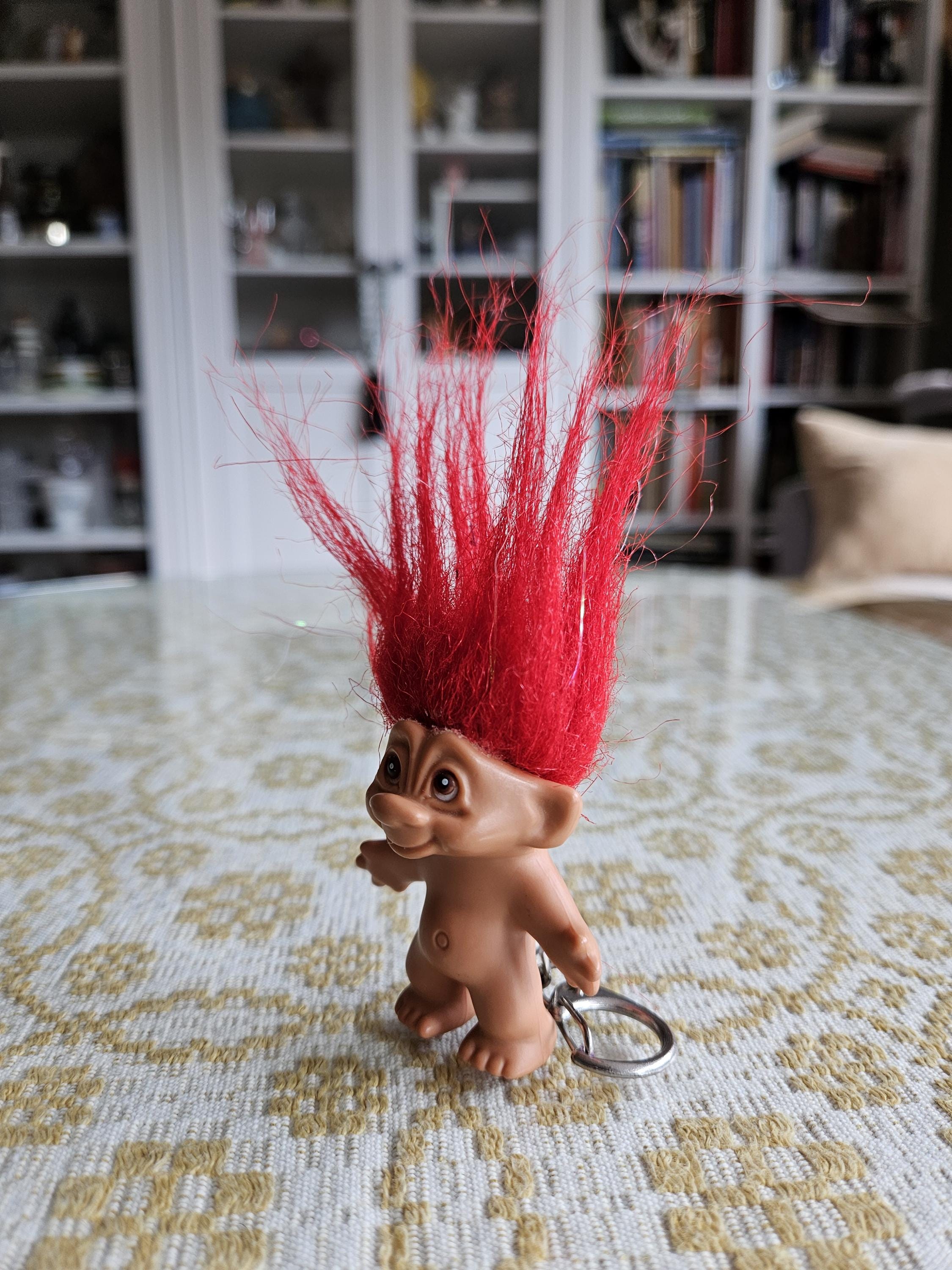 Dam Denmark Troll Keychain/vintage Scandinavian Gift/red Hair - Etsy