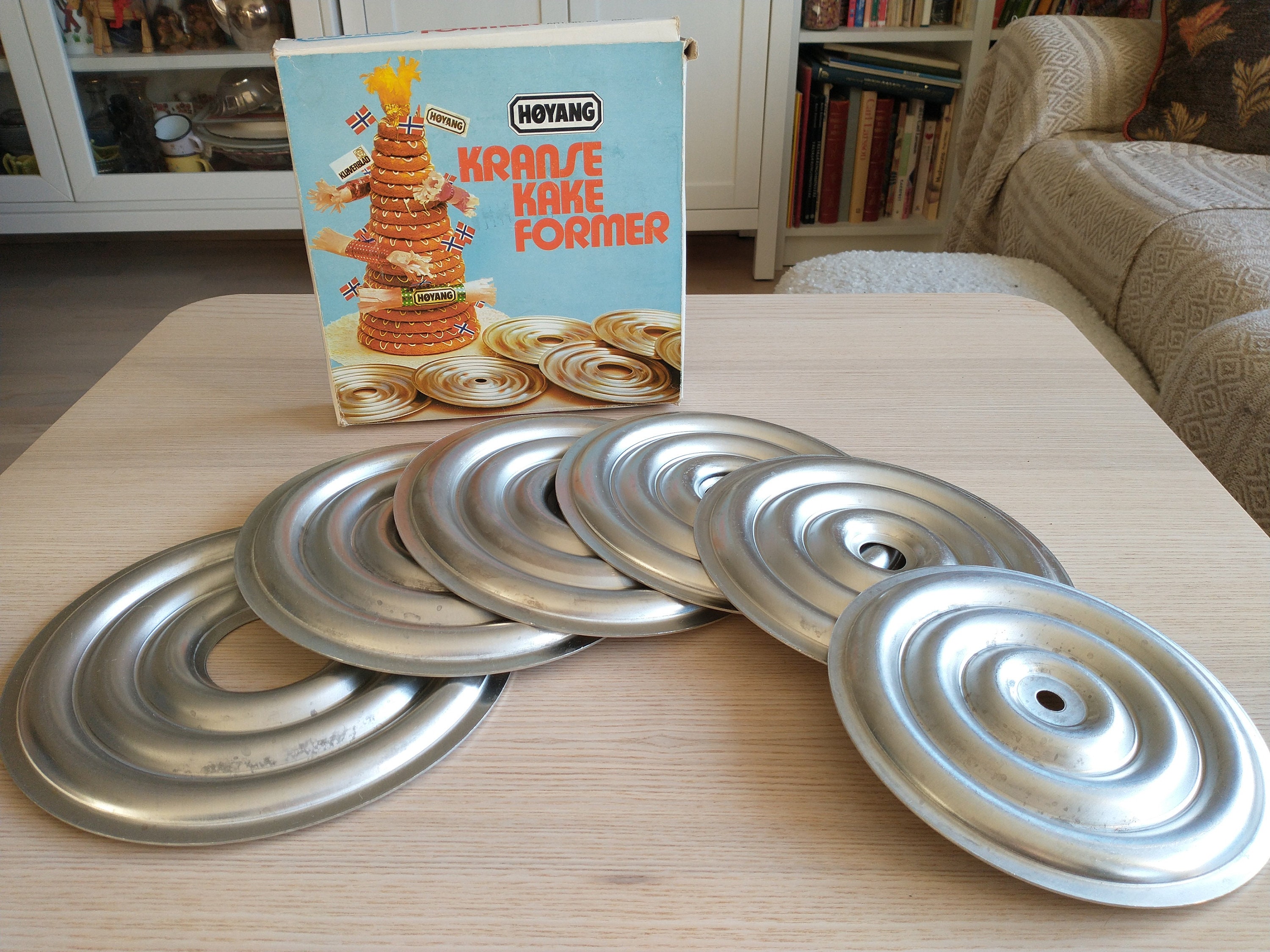 18 Rings Kransekake Norwegian Holiday Cake Baking Molds / 