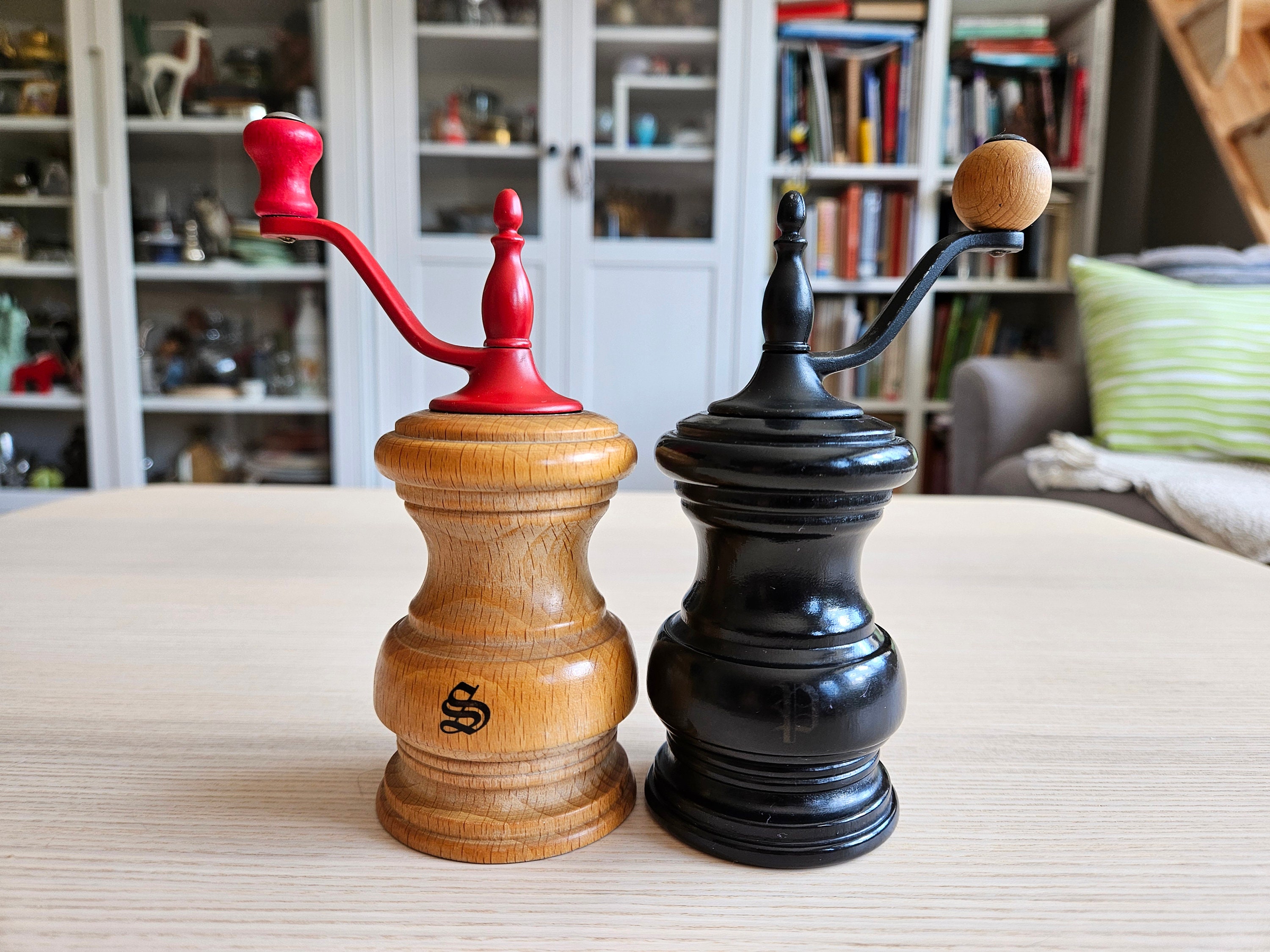 Zassenhaus W-germany Salt and Pepper Mills/mid-century Kitchen