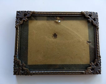 Little Antique Picture Frame, Bronze, Baroque