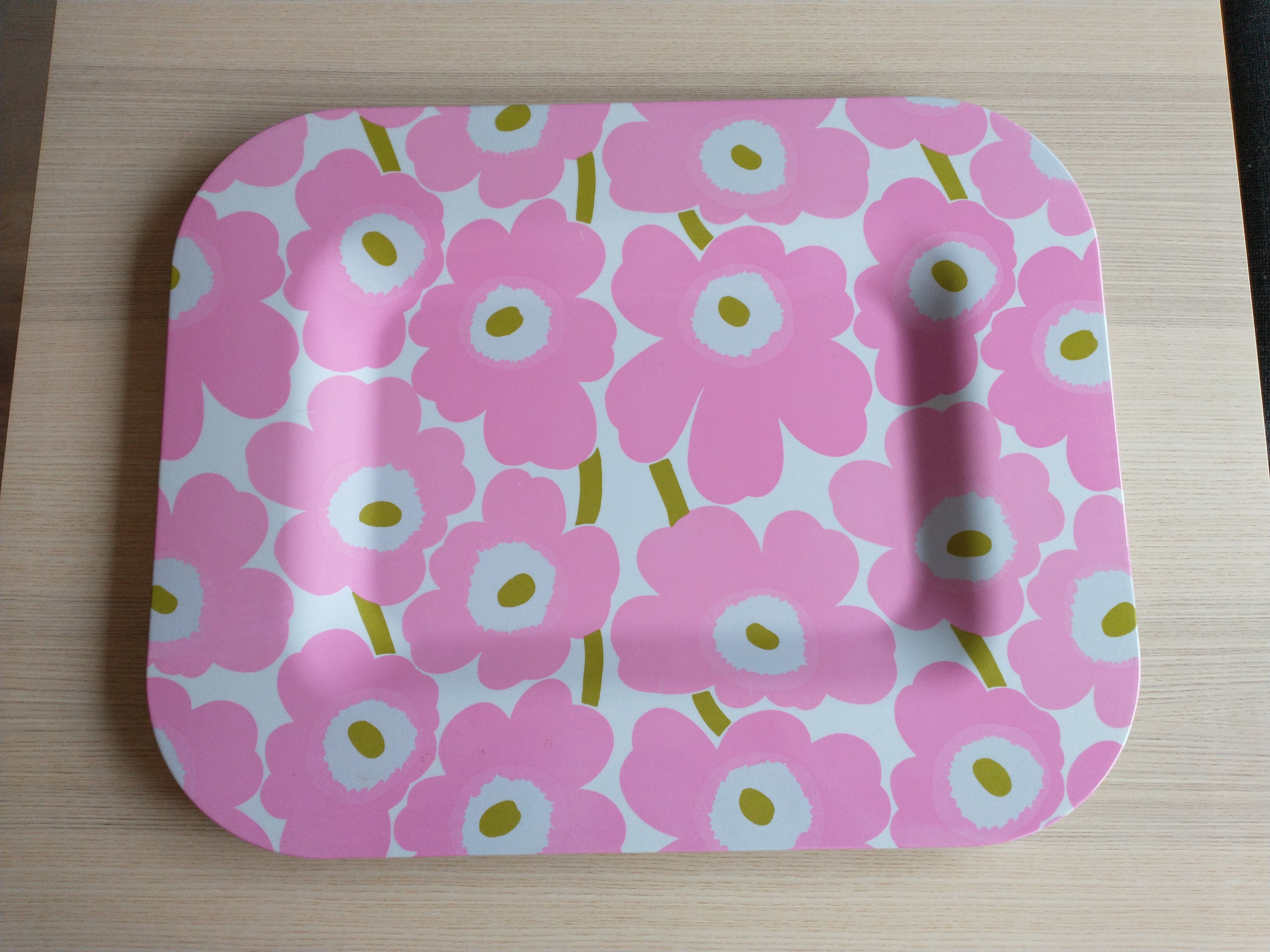 【marimekko】TASARAITA / TUIKE Used Marimekko Tasaraita Tuike Striped Pattern Front Opening