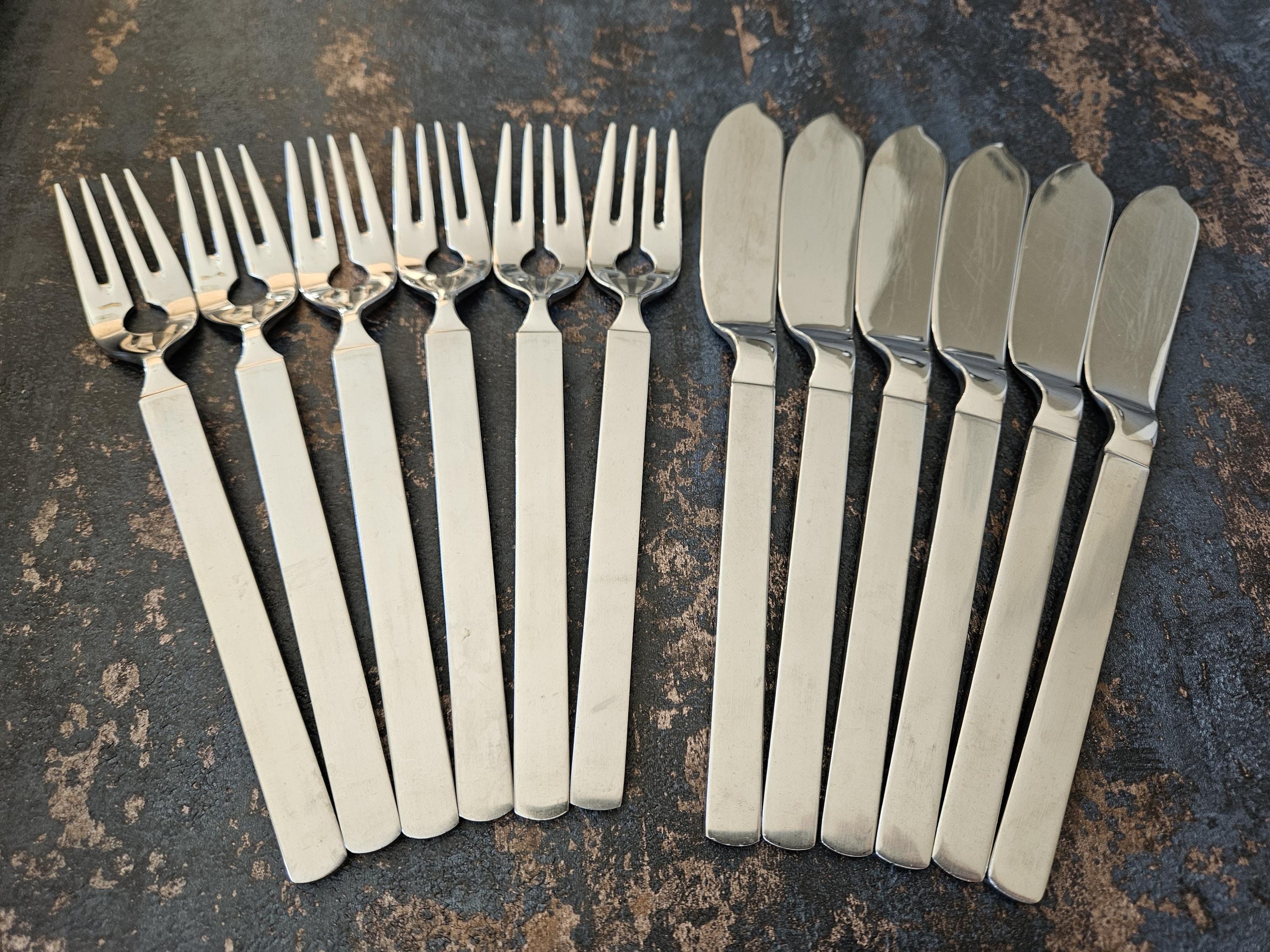 Alessi Dry Cutlery for 6 / Fish Cutlery / Achille Castiglion