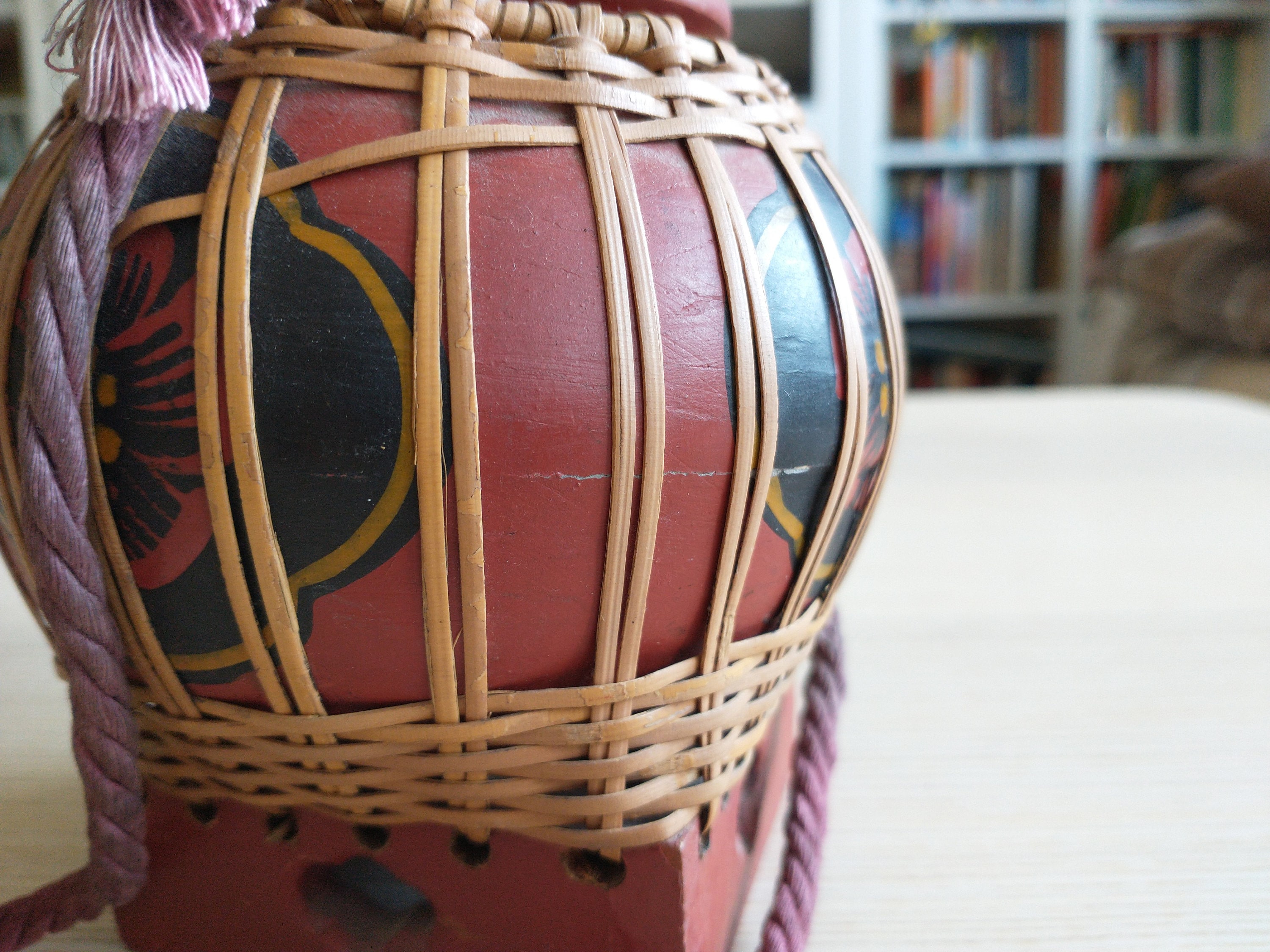 Thai Rice Box / Thai Lacquerware / Red and Black / Asian Ornament - Etsy