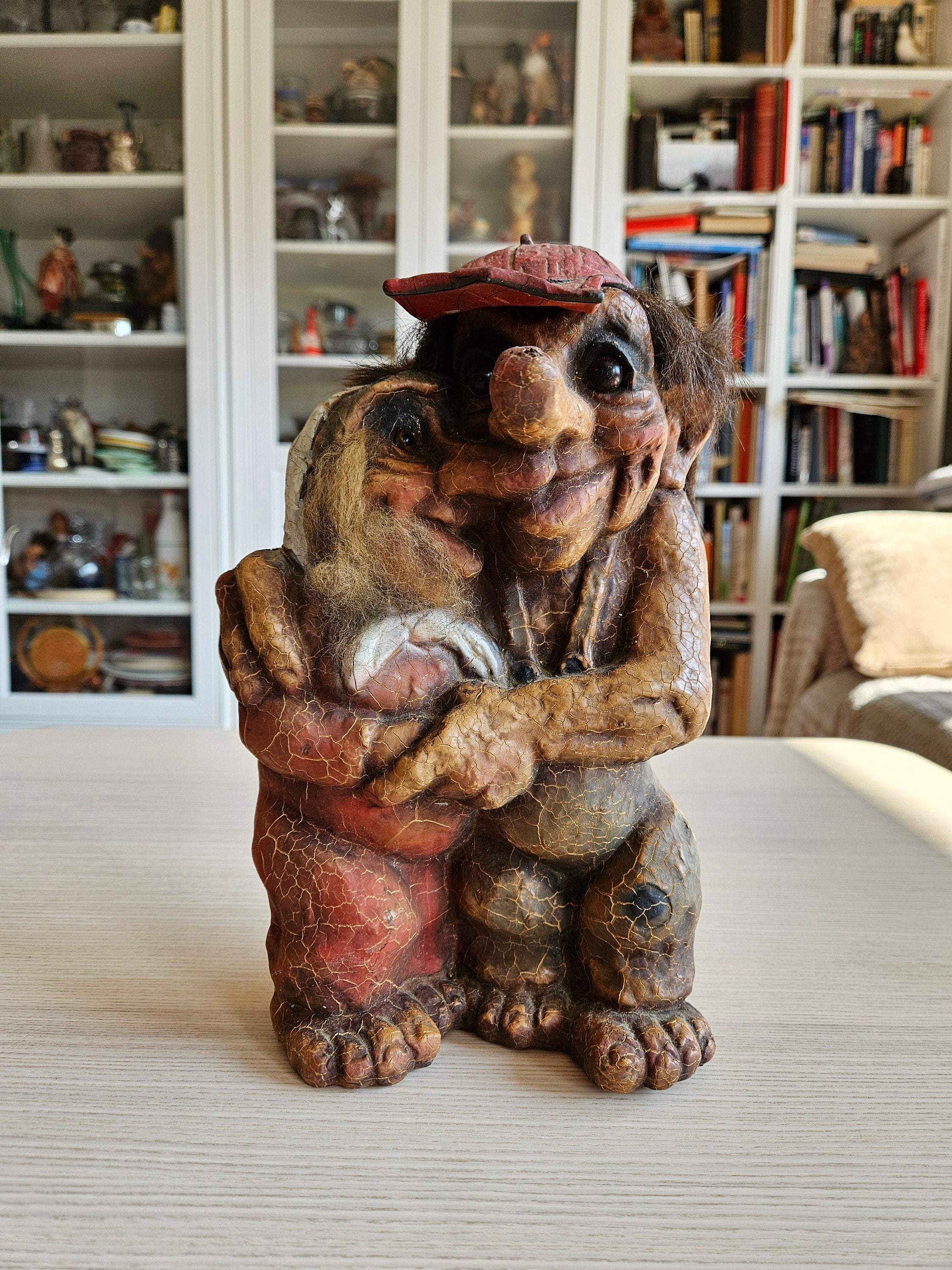 Vintage Nyform Norwegian Troll Couple Statue - Etsy