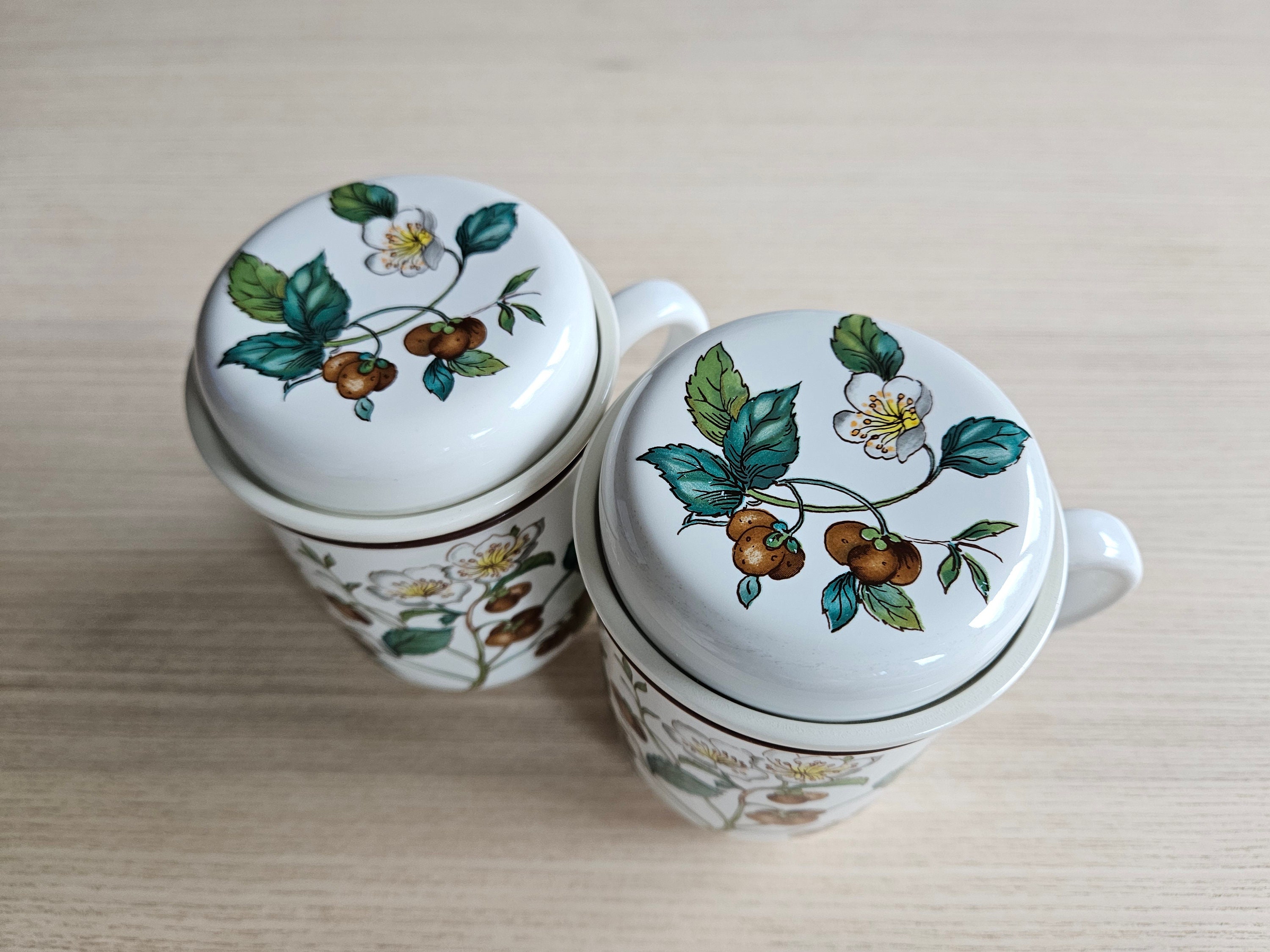 Villeroy and Boch Botanica Salt and Pepper Set, Vintage
