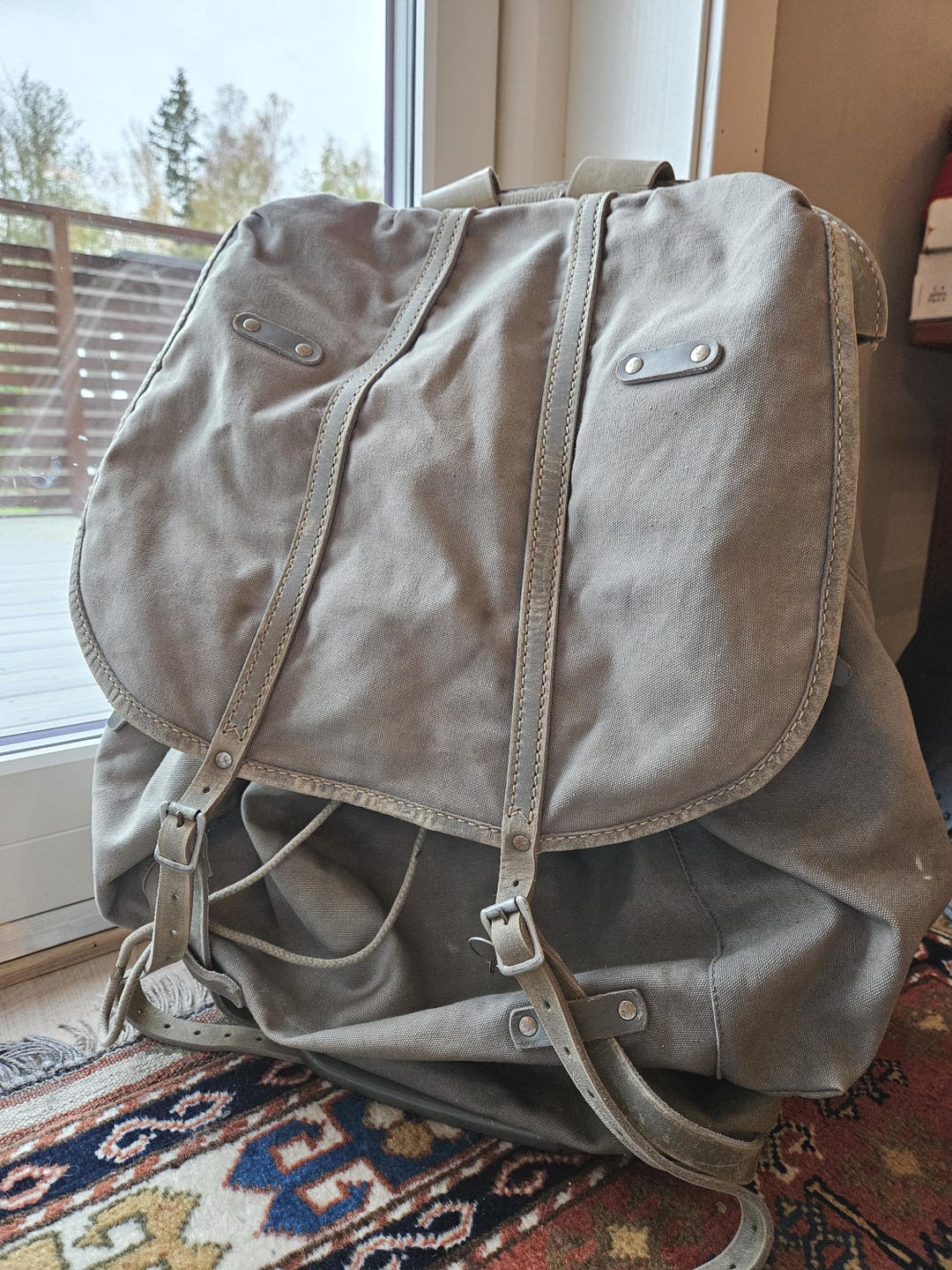 Original Bergans Norway Canvas Rucksack/vintage Backpack/rustic ...