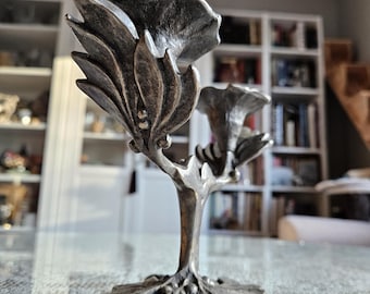 Norwegian Vintage Candlestick Holder/Art Nouveau Candleholder