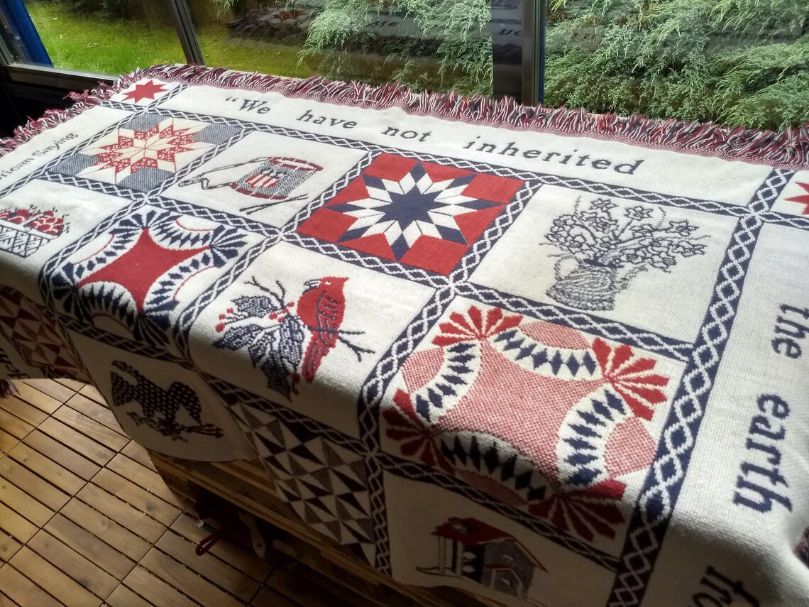 The Bob Timberlake Home Collection Throw American Spirit Etsy