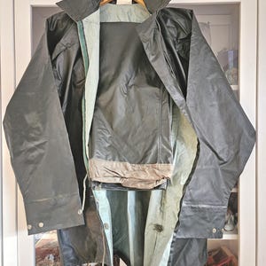 Original Helly Hansen Oil Rain Jacket and Pants/Gift for Him