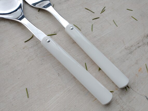 Hackman Finland, Elegant Ivory-white Salad Serving Set - Etsy Hong