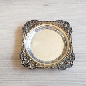 Little Art Nouveau Tray / Drink Coaster / Jewelry Dish / Vintage Gift for Her