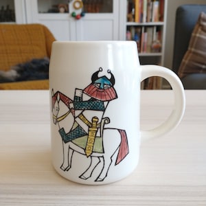 Stavangerflint Norway Viking Warrior Mug: Vintage Beer Stein