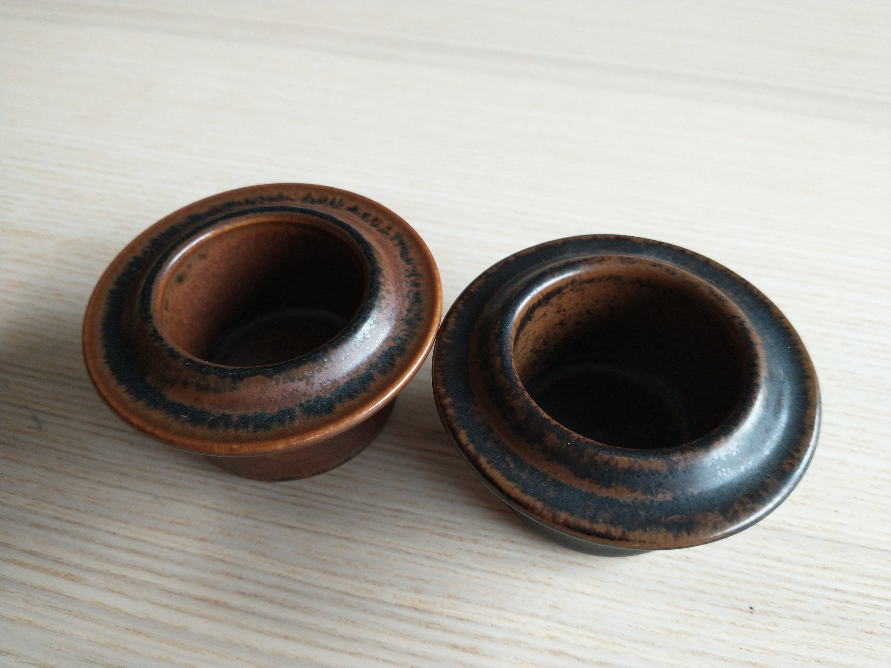 希少 ARABIA Ruska エッグカップ2客＆スパイスポット 北欧